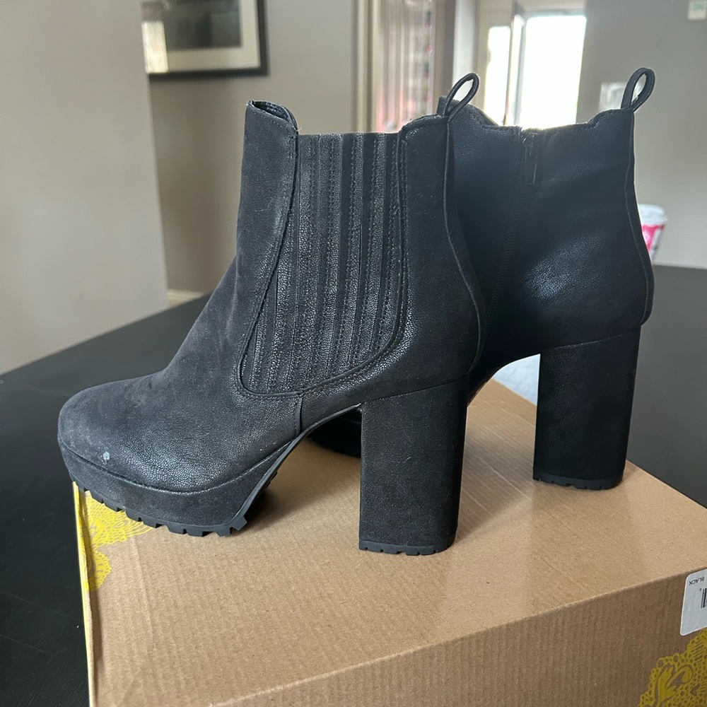 Mix no.6 size 10 black suede boots